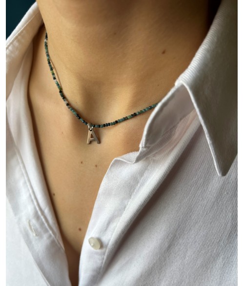 COLLAR TURMALINA AZUL PERSONALIZADO