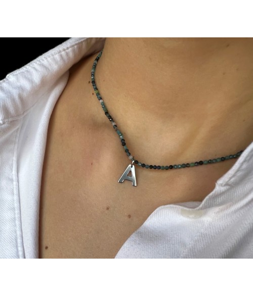 COLLAR TURMALINA AZUL PERSONALIZADO