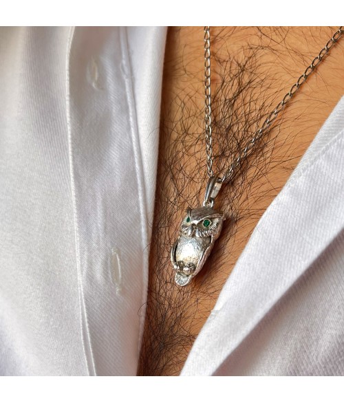 Colgante Búho de Plata