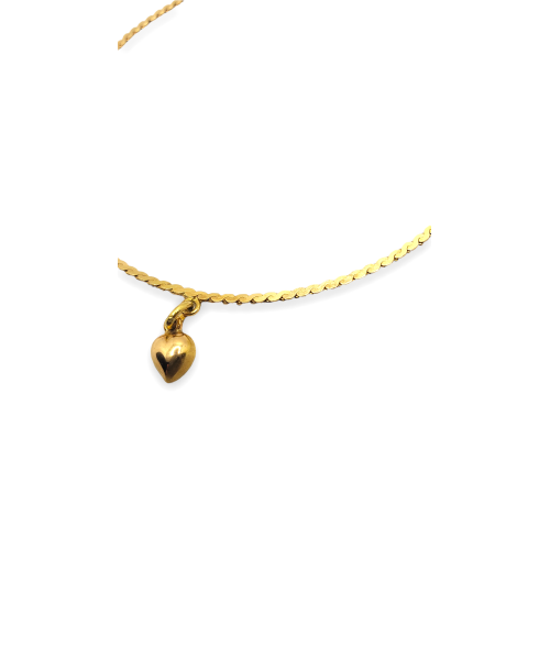 Pulsera Corazón en Oro 18k