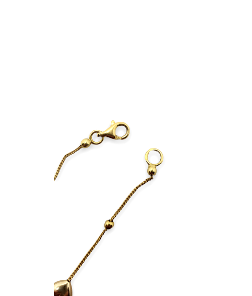 Pulsera Tres Corazones en Oro 18k