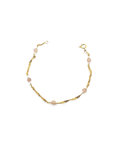 PULSERA SINGAPUR ROSE QUARZ