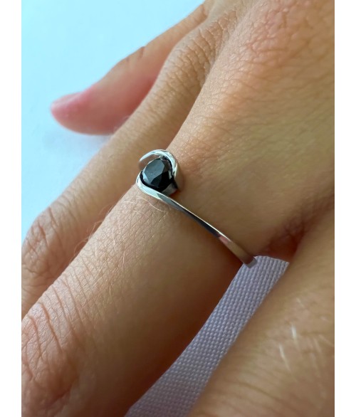 ANILLO DIAMANTE NEGRO