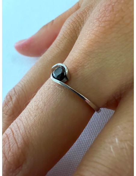ANILLO DIAMANTE NEGRO