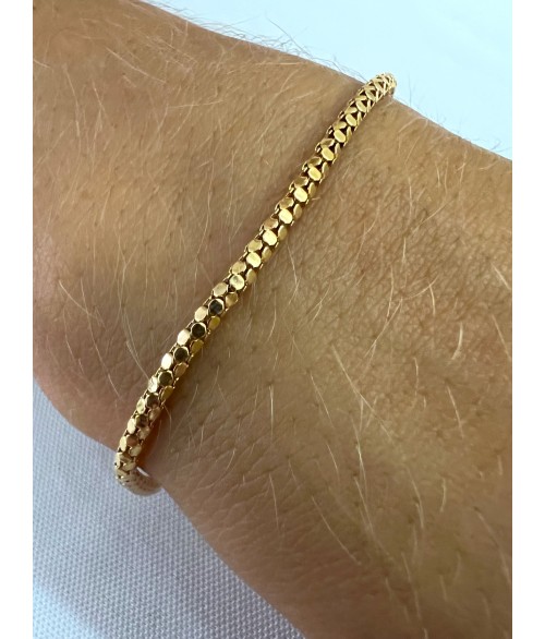Pulsera de Oro Escamada