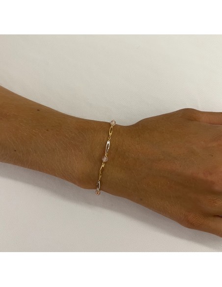 PULSERA ROSE QUARZ