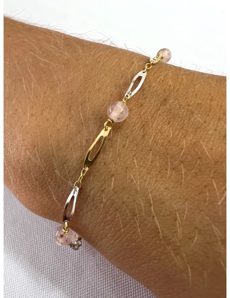 PULSERA ROSE QUARZ