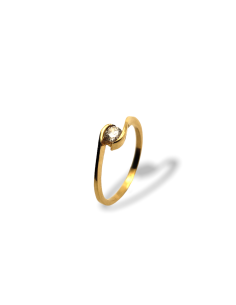 ANILLO SOLITAIRE SPIRAL