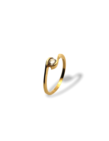 ANILLO SOLITAIRE SPIRAL