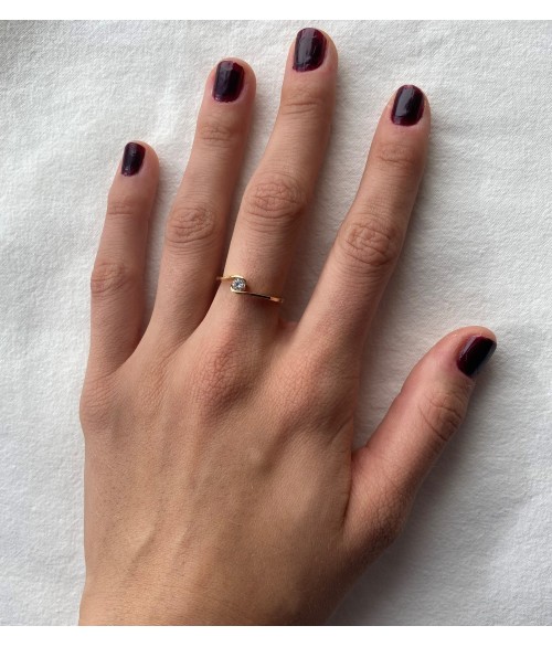 ANILLO SOLITAIRE SPIRAL