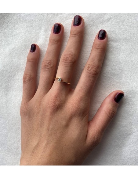 ANILLO SOLITAIRE SPIRAL