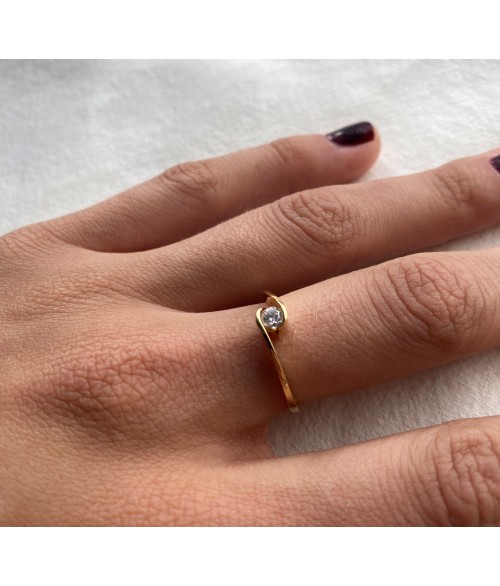 ANILLO SOLITAIRE SPIRAL