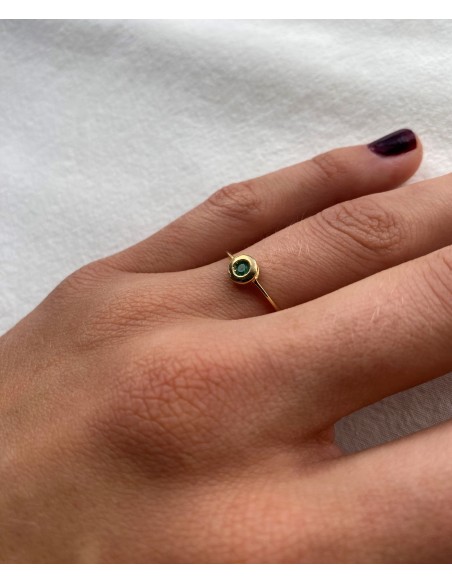 ANILLO GREENEYE ESMERALDA