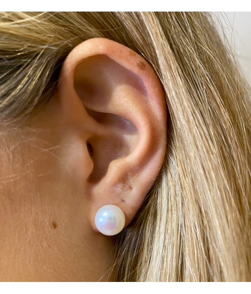 PENDIENTES PERLA DE ORO
