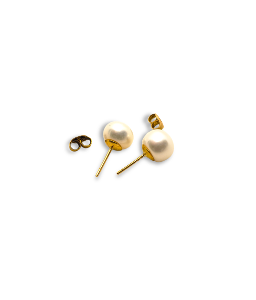 PENDIENTES PERLA DE ORO