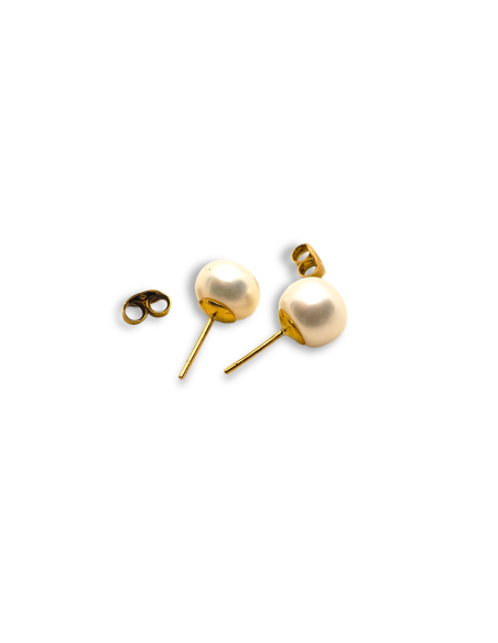 PENDIENTES PERLA DE ORO