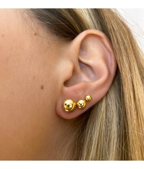 PENDIENTES BOLA DE ORO MINI