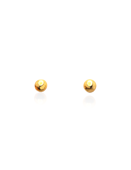 PENDIENTES BOLA DE ORO MINI