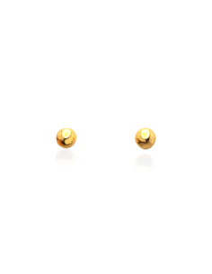 PENDIENTES BOLA DE ORO