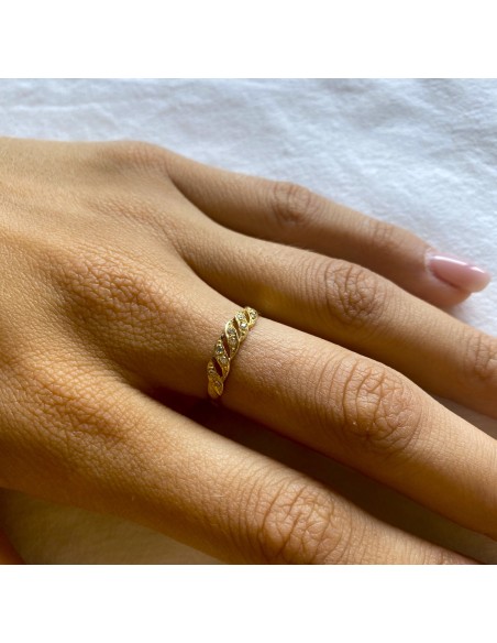 ANILLO TRENZA