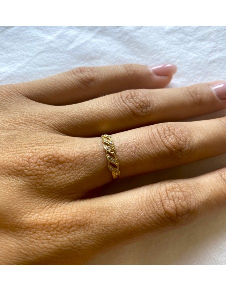 ANILLO TRENZA