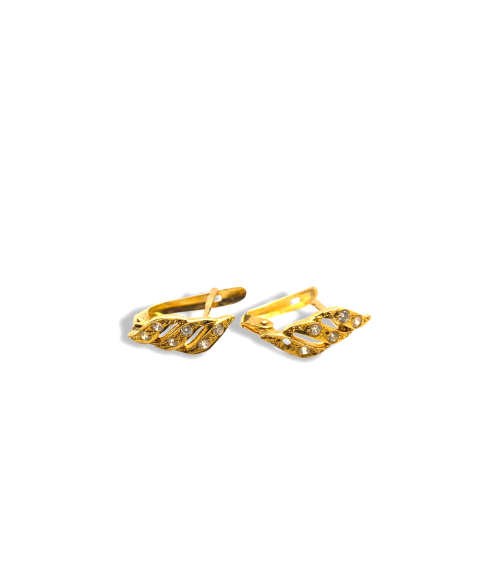 PENDIENTES TRENZA