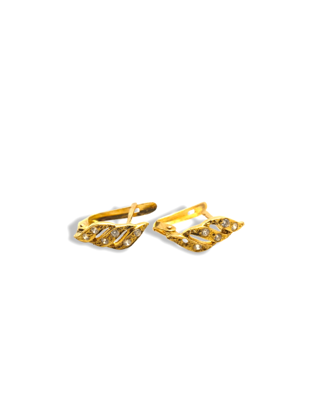PENDIENTES TRENZA