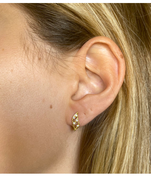PENDIENTES TRENZA