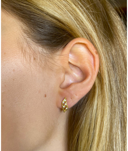 PENDIENTES TRENZA
