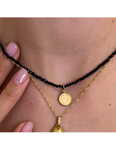 COLGANTE MONEDA ORO