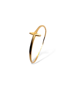 Anillo Cruz en Oro 18k