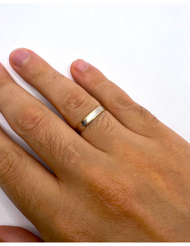 Alianza de Oro 18k Bicolor Greypath