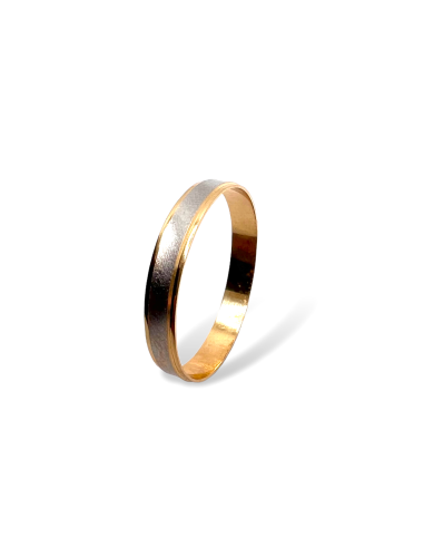 Alianza de Oro 18k Bicolor Greypath