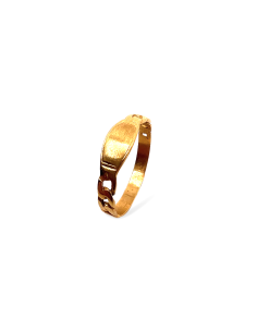 ANILLO CADENA CON PLACA