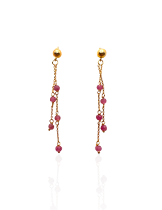PENDIENTES COLGANTE TURMALINA