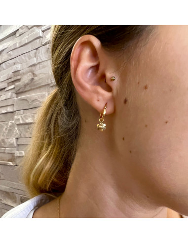 PENDIENTES COLGANTE FLOR