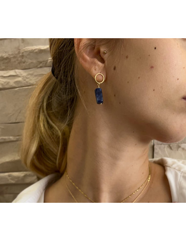 PENDIENTES LAPISLAZULI
