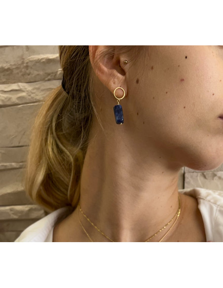 PENDIENTES LAPISLAZULI