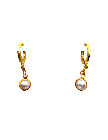 PENDIENTES PERLA COLGANTE