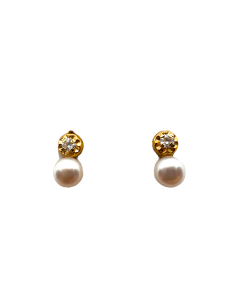 PENDIENTES PERLA FLOR