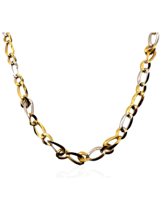 CADENA DE ORO BICOLOR