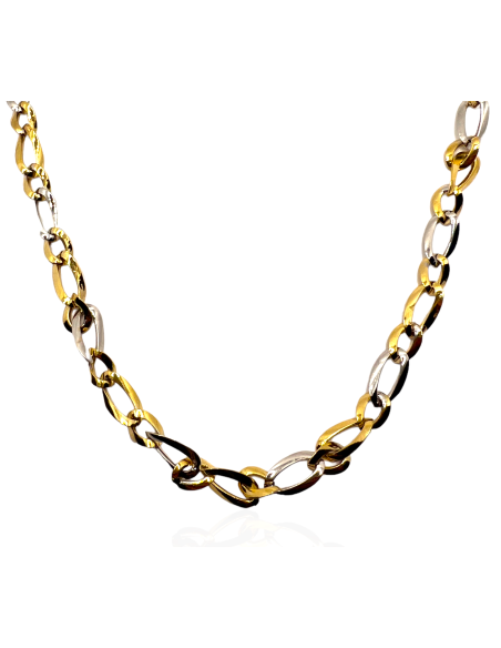 CADENA DE ORO BICOLOR
