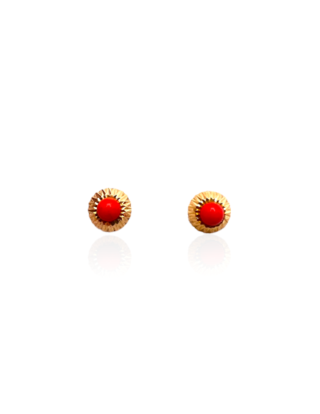 PENDIENTES RED BUTTON