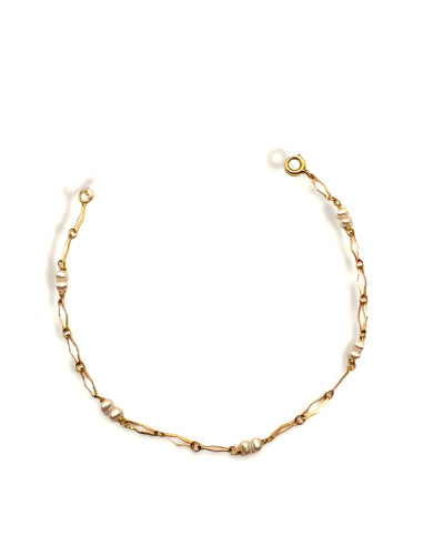 PULSERA DOS PERLAS