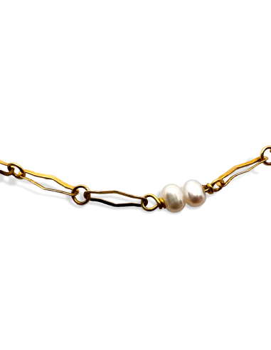 PULSERA DOS PERLAS
