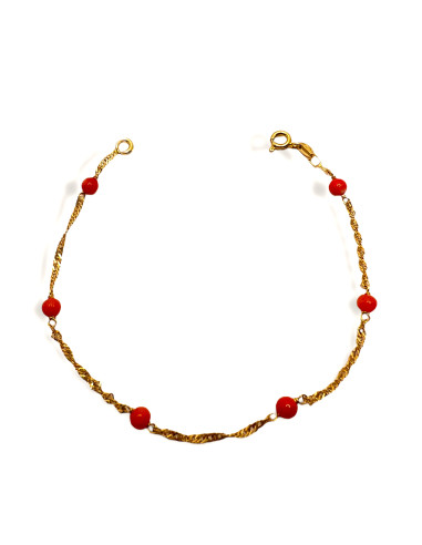 PULSERA SINGAPUR REDSTONE