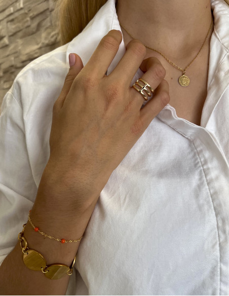 PULSERA SINGAPUR REDSTONE
