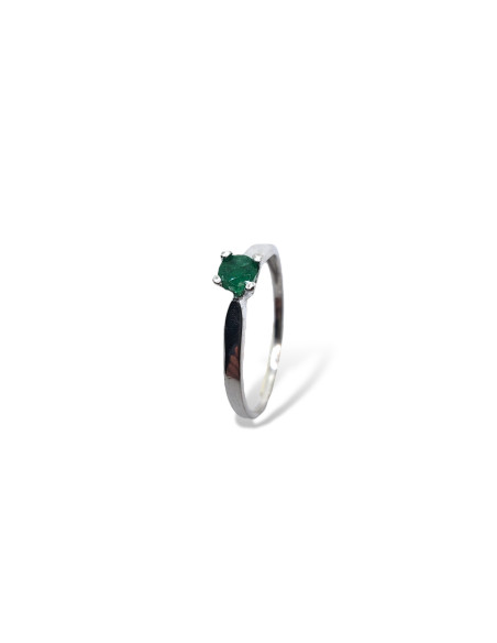 Anillo de Oro 18k con Esmeralda