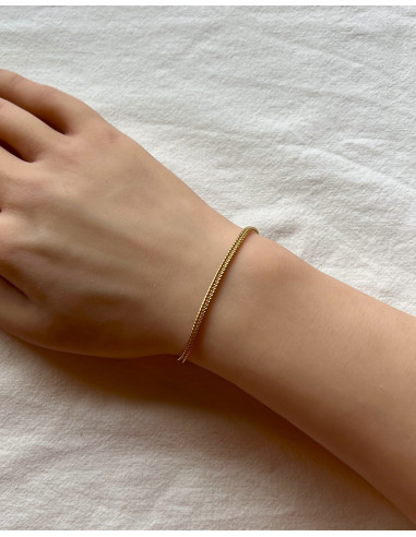 Pulsera de Oro 18k Trenzada