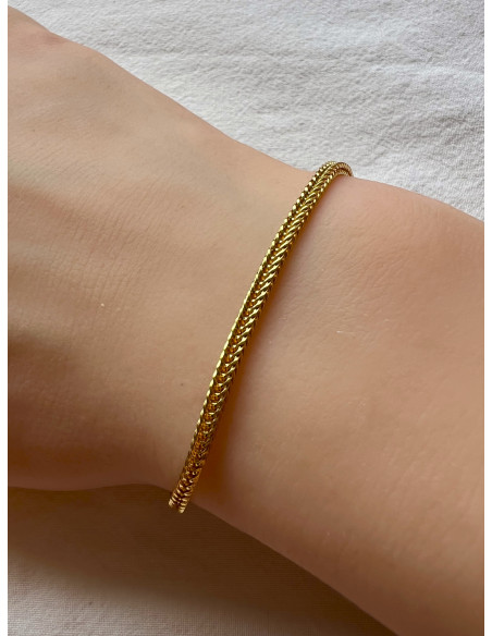 Pulsera de Oro 18k Trenzada